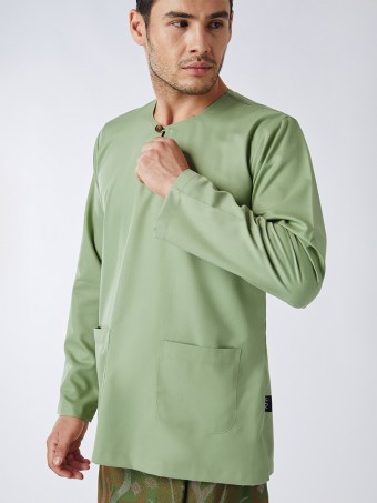 Zikry Baju Melayu Teluk Belanga Lime Green